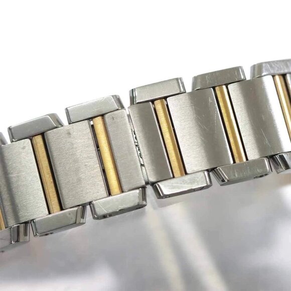 Cartier Tank Francaise SM W51027Q4 750 PG Quartz Pink Shell Dial 90260514 - Picture 2 of 7